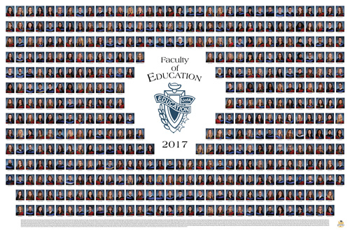 Education 2017 Graduation Photo Composite